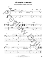 California Dreamin' Guitar and Fretted sheet music cover
